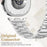 For Samsung Galaxy Watch9 44mm / Watch8 44mm 3-Bead Stainless Steel Strap with TPU Full Cover Watch Case - Black - 7