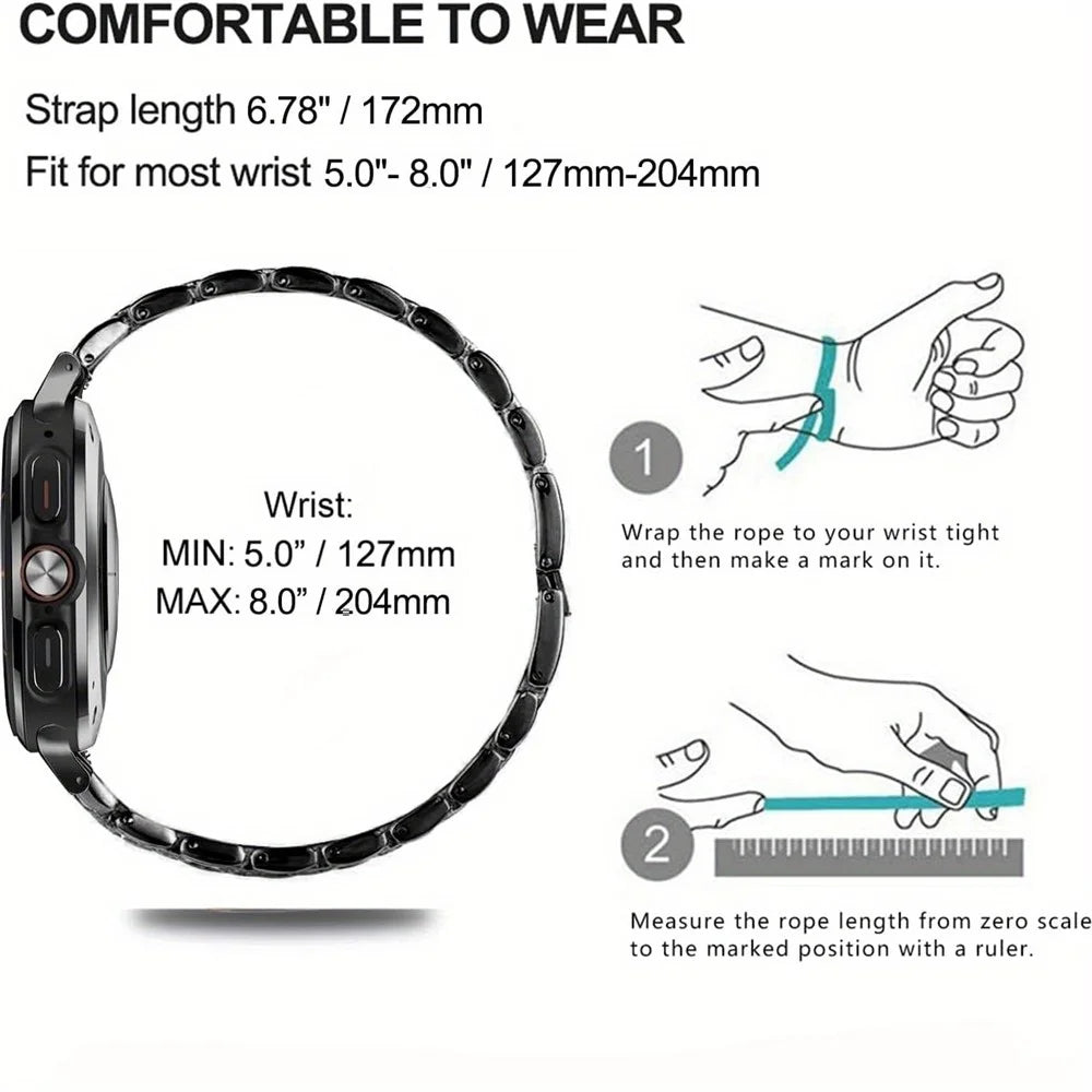 Rhinestone Watch Band for Samsung Galaxy Watch9 44mm / Watch8 44mm 3-Bead Stainless Steel Strap with Half-wrap Protective Case and Link Removal Tool - Silver - 6