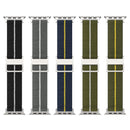 Nylon Watch Strap for Apple Watch Ultra 3 2 1 49mm / Series 11 10 46mm / 9 8 7 45mm / SE3 SE2 SE 6 5 4 44mm / 3 2 1 42mm Interlocking Buckle Striped Band - Black / White - 4