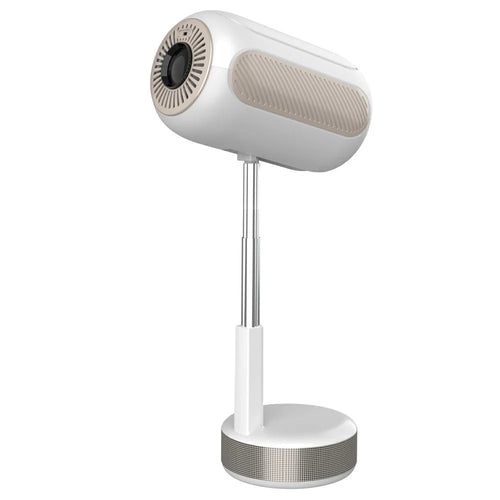 TS-16 1080P HD Hidden Lifting Gimbal Projector 6-Axis Keystone Correction Built-in Speaker, 1+8GB - EU Plug - 1