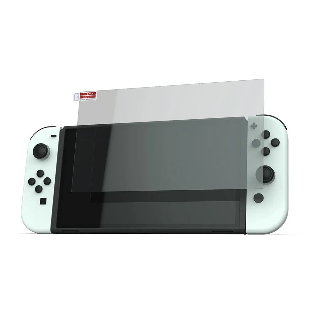 DOBE TNS-1156 2Pcs 9H Tempered Glass Screen Protector Anti-fingerprint Film for Nintendo Switch OLED - 1