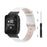 Replacement Smart Watch Leather Band Wrist Strap with Screws Tool for Garmin Forerunner 35/30/35J / ForeAthlete 35J - White - 3