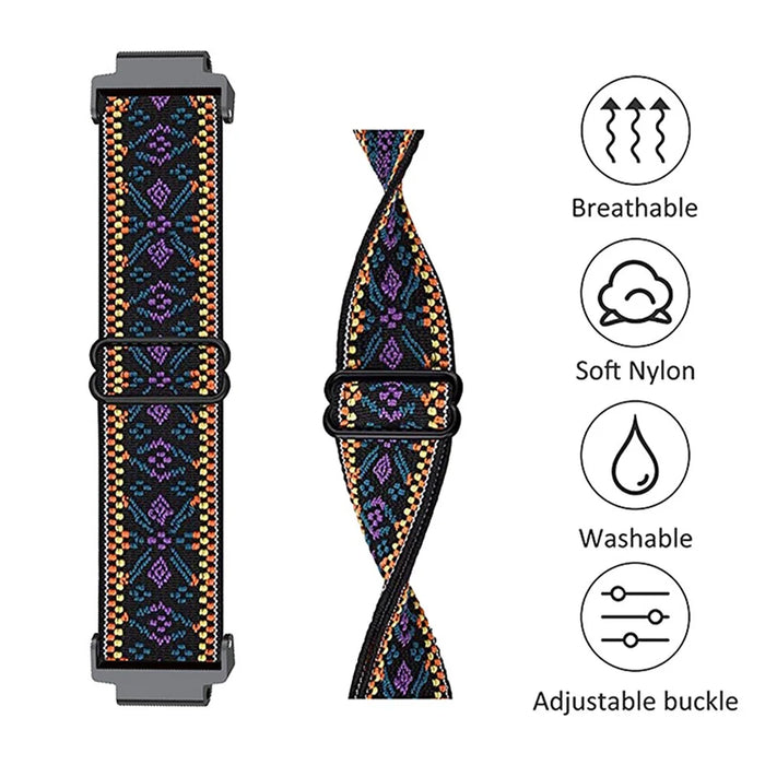Adjustable Elastic Nylon Smart Watch Replacement Strap Watchband with Screwdrivers for Garmin Forerunner 735xt/220/230/235/620/630 - Arrow - 3