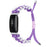 Adjustable Nylon Braided Strap Rope Beads Replacement Wrist Band for Fitbit Inspire 2 - Purple - 2