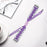 Adjustable Nylon Braided Strap Rope Beads Replacement Wrist Band for Fitbit Inspire 2 - Purple - 4