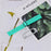 Nylon Watch Band Replacement Adjustable Braided Elastic Sport Loop Strap for Xiaomi Mi Band 5 - Mint Green - 5
