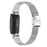 Stainless Steel Replacement Watch Band Wrist Strap for Fitbit Inspire 2 - Silver - 1