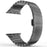 For Apple Watch Series 8 / 7 45mm Solid Stainless Steel Watch Band Replacement Wristband Strap with Butterfly Buckle - Black - 3