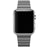 For Apple Watch Series 8 / 7 45mm Solid Stainless Steel Watch Band Replacement Wristband Strap with Butterfly Buckle - Black - 4