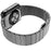 For Apple Watch Series 8 / 7 45mm Solid Stainless Steel Watch Band Replacement Wristband Strap with Butterfly Buckle - Black - 7