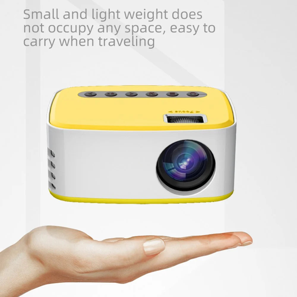 T20 Mini LED Projector 1080P High Definition Portable Home Theater Media Player - AU Plug - 4