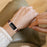 Stylish Replacement Oval Resin Smart Watch Band Wrist Strap with Stainless Steel Buckle for Fitbit Luxe - Leopard Print - 5