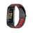 For Fitbit Charge 6 / 5 Stainless Steel Smart Watch Band Wrist Strap with Tool Replacement - Black / Red / Black - 2