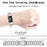 Stainless Steel Metal Band 3 Beads Replacement Watch Strap for Fitbit Charge 6 / 5 - Silver - 5