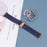 Bling Rhinestone Watch Case and Strap Replacement for Apple Watch Series 3/2/1 42mm - Midnight Blue/Rose Gold - 3