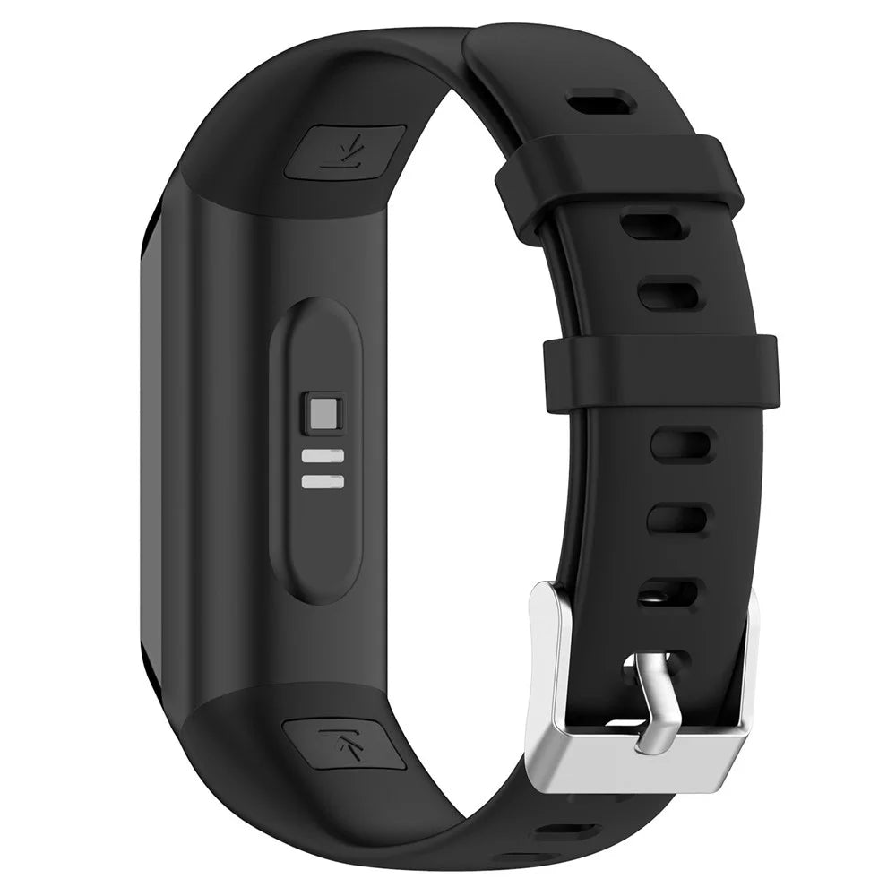 Quality Soft Silicone Watch Strap Watch Band Strap Replacement for Keep B2 - Black - 1
