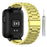 Replacement 304 Stainless Steel Three Beads Watch Strap with Watch Case Protector + Installation Tool for Xiaomi Redmi Watch / Mi Watch Lite - Gold - 1