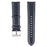 22mm Quick Release Genuine Leather Watch Band Adjustable Stitching Strap for Samsung Gear S3 Classic /Gear S3 Frontier/Galaxy Watch 46mm - Blue - 1