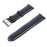 22mm Quick Release Genuine Leather Watch Band Adjustable Stitching Strap for Samsung Gear S3 Classic /Gear S3 Frontier/Galaxy Watch 46mm - Blue - 3