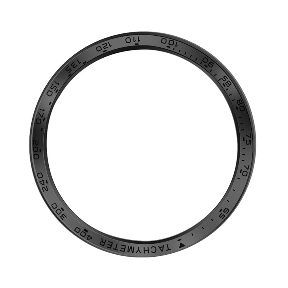 Protective Stainless Steel Watch Bezel Metal Ring Cover for Samsung Galaxy Watch3 41mm - Black - 2