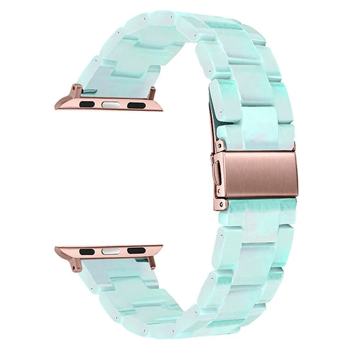 Replacement 3 Beads Resin Watch Strap Band for Apple Watch Series 11 10 42mm / 9 8 7 41mm / SE3 SE2 SE 6 5 4 40mm / 3 2 1 38mm - Green - 1