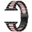 3 Beads Stainless Steel Strap iWatch Metal Watchband for Apple Watch Series 9 / 8 / 7 41mm / 6 / 5 / 4 / SE (2023) / SE(2022) / SE 40mm / 3 / 2 / 1 38mm - Black / Pink - 3