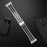 5 Beads Stainless Steel Watch Band Tortoise Back Buckle Wrist Strap for Fitbit Versa 3/Fitbit Sense - Black Splicing - 4