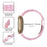 3 Beads Resin Watch Bands Stainless Steel Buckle Replacement Watch Strap for Fitbit Versa 3 / Fitbit Sense - Pearl Light Pink - 4