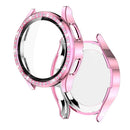 PC Watch Case with Tempered Glass Screen Film for Samsung Galaxy Watch4 40mm - Pink - 1