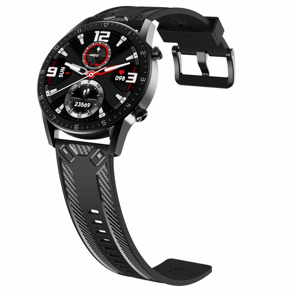 Carbon Fiber Textured Silicone Watch Bands 22mm Replacement Adjustable Straps for Suunto 9 Peak / Samsung Galaxy Watch3 45mm/Watch 46mm R800 - Black - 2