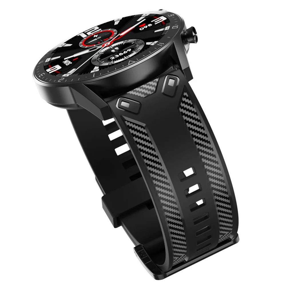 Carbon Fiber Textured Silicone Watch Bands 22mm Replacement Adjustable Straps for Suunto 9 Peak / Samsung Galaxy Watch3 45mm/Watch 46mm R800 - Black - 4