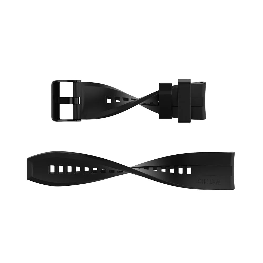 22mm Silicone Watch Strap Wristband with Steel Pin Buckle for Huawei Watch GT3/GT Runner - Midnight Blue - 7