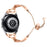 Hollow Out Rhinestone Decor 304 Stainless Steel Smart Watch Band Women Slide Bracelet for Samsung Gear S3 Classic/S3 Frontier - Rose Gold - 1