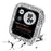Shiny Rhinestone Scratch-resistant Hard PC Protective Watch Cover Case for Apple Watch Series 3/2/1 42mm - Silver - 2