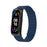 Soft Silicone Magnetic Watch Band Strap + Watch Case Cover Replacement for Xiaomi Mi Band 5/6/7 - Dark Blue - 3