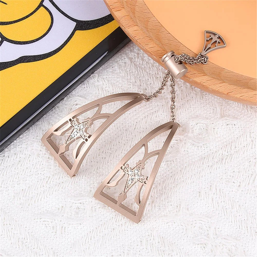 Hollow Out Crown Shaped Rhinestone Watch Band Stainless Steel Adjustable Slide Bracelet Wristband Strap for Samsung Gear S3 Classic/S3 Frontier - Gold - 3