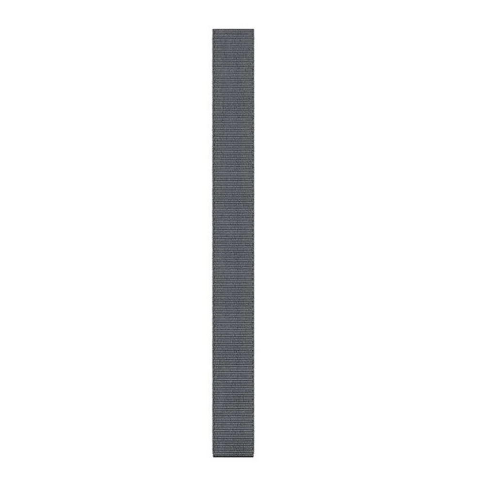 26mm Loop Fastener Nylon Watch Strap Wrist Band Replacement for Garmin Fenix 6X / Fenix 6X Pro / Fenix 5X Plus - Grey - 3