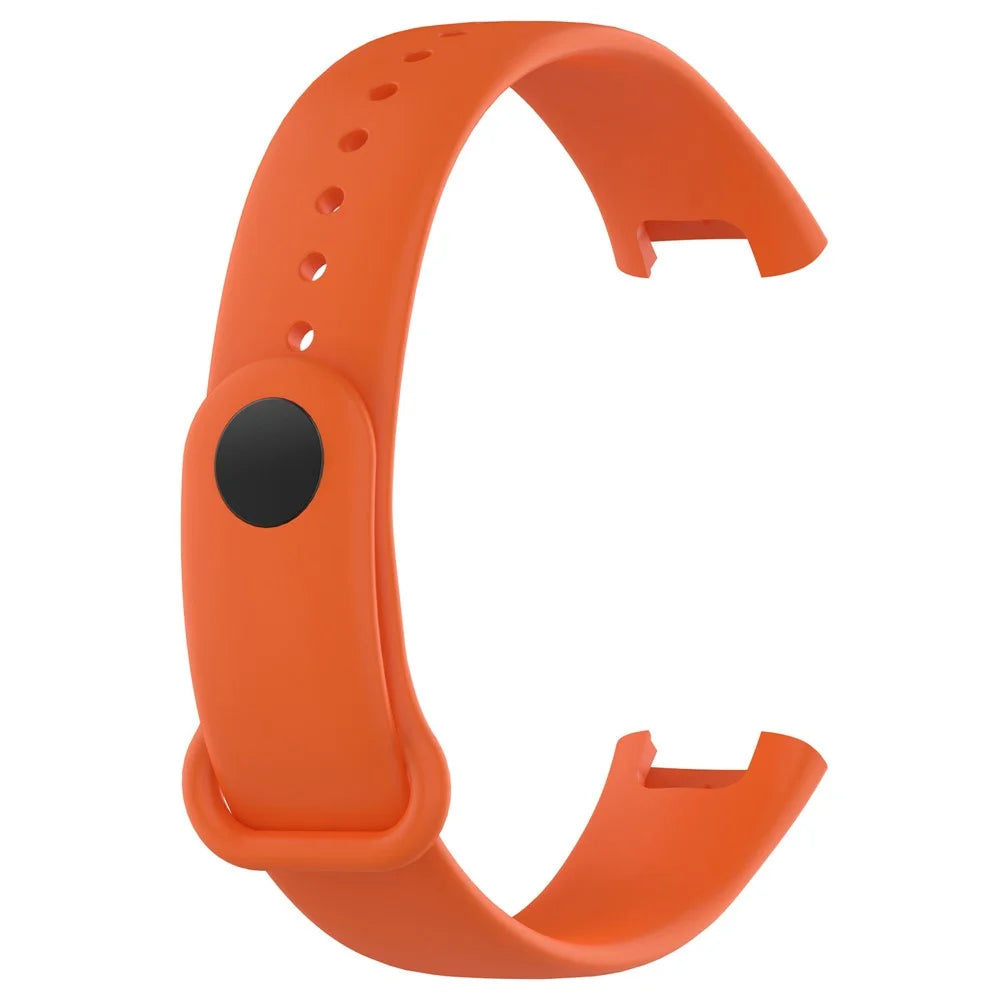 Silicone Waterproof Soft Watch Strap Wristband with Buckle for Xiaomi Redmi Smart Band Pro - Orange - 3