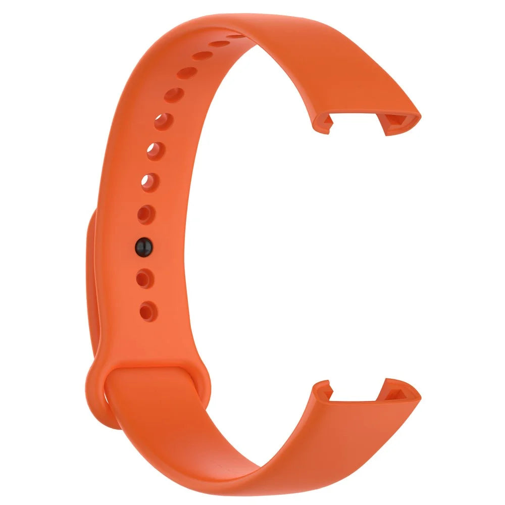 Silicone Waterproof Soft Watch Strap Wristband with Buckle for Xiaomi Redmi Smart Band Pro - Orange - 4