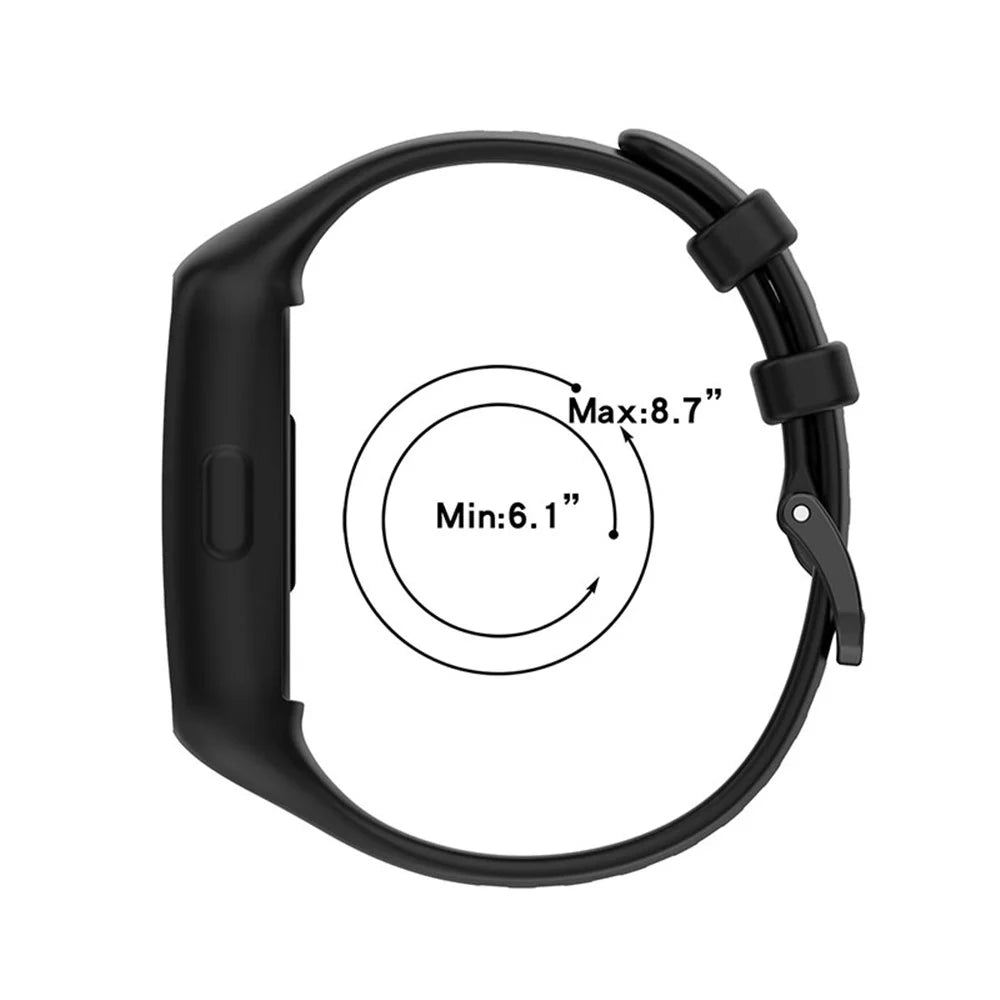 Replacement One-piece Smart Watch Strap Case Silicone Wrist Band for Honor Band 6/Huawei Band 6/Huawei Band 6 pro - Cyan - 5