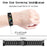 3 Beads Stainless Steel Double Button Folding Clasp Replacement Wrist Strap Watch Band for Fitbit Charge 6 / 5 - Black - 4
