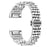Stainless Steel 7 Beads Breathable Replacement Wrist Strap Watch Band for Fitbit Charge 6 / 5 - Silver - 1