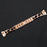 Replacement Watch Band Single Row Chain Watch Strap for Fitbit Charge 6 / 5 - Rose Gold - 3