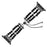 Fashionable Agate Pearl Smart Bracelet Smart Watch Strap for Apple Watch Ultra 3 2 1 49mm / Series 11 10 46mm / 9 8 7 45mm / SE3 SE2 SE 6 5 4 44mm / 3 2 1 42mm - Pearl / Black - 6