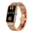 1-Bead Metal Watch Strap Replacement 16mm Wrist Strap Watch Band for Huawei Watch Fit Mini / Keep B4 - Rose Gold - 2