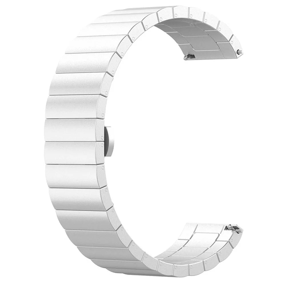 Fashionable 1-Bead Metal Wrist Strap Watch Band Replacement 16mm for Huawei Watch Fit Mini / Keep B4 - Silver - 3