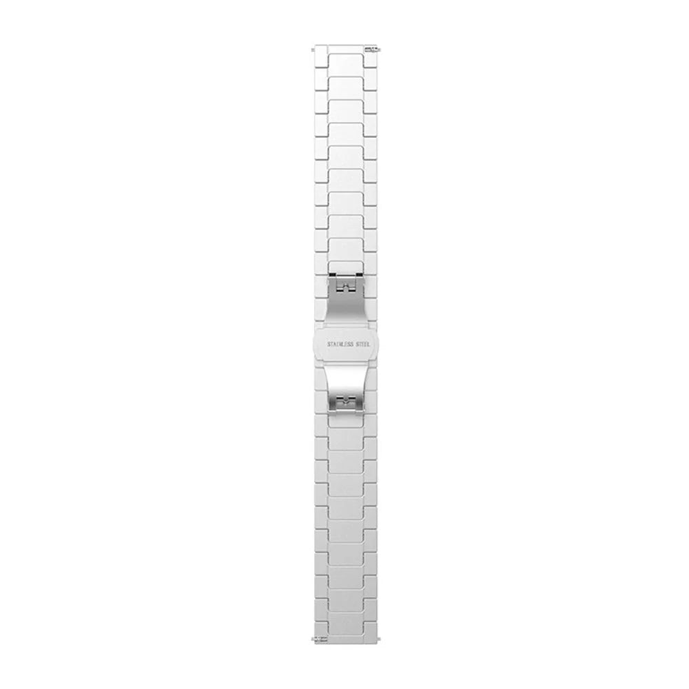 Fashionable 1-Bead Metal Wrist Strap Watch Band Replacement 16mm for Huawei Watch Fit Mini / Keep B4 - Silver - 5
