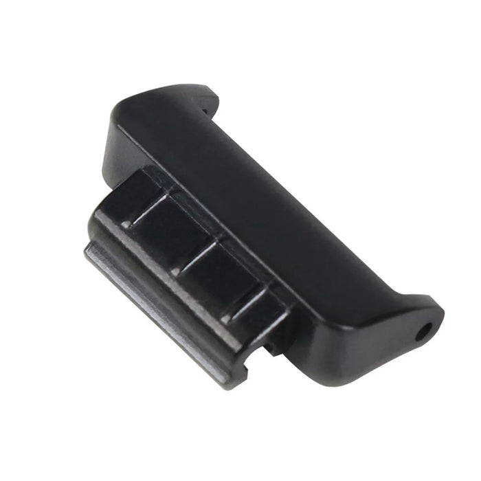 1 Pair 14mm Stainless Steel Watch Strap Band Connector Adapter for Fitbit Inspire/Fitbit Inspire HR - Black - 3