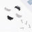 1 Pair 14mm Stainless Steel Watch Strap Band Connector Adapter for Fitbit Inspire/Fitbit Inspire HR - Black - 5