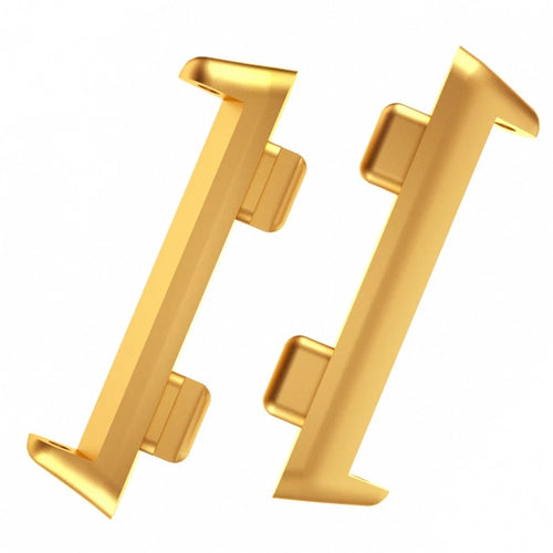 1 Pair 22mm Watch Strap Band Stainless Steel Connector Adapter Replacement for Oppo Watch 2 46mm/Oppo Watch 46mm - Gold - 1
